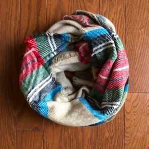 Plaid Infinty Scarf